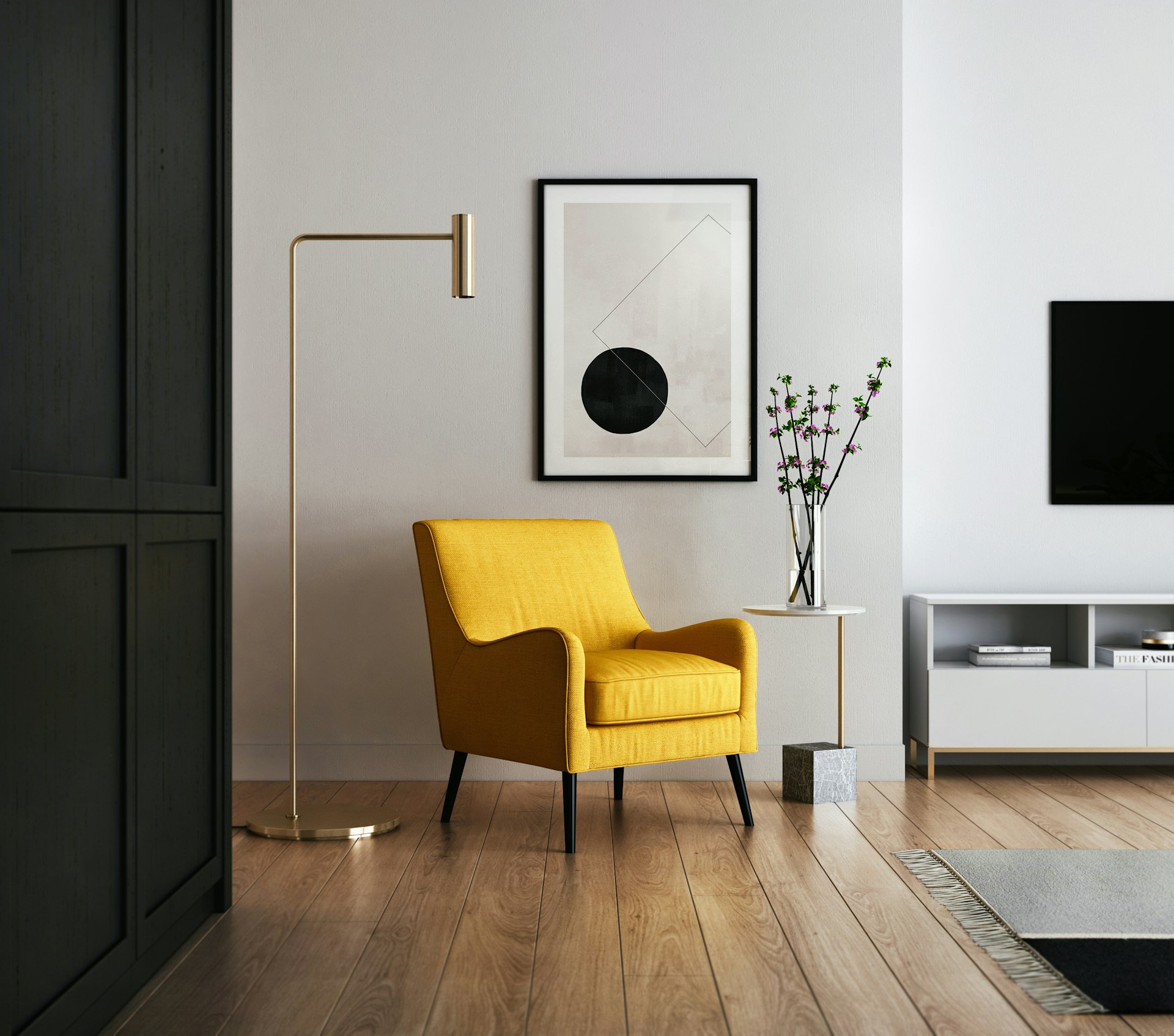 Helles, modernes Wohnzimmer – Immozeit Verwertung kümmert sich um Ihre Immobilie
